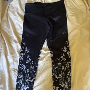 ALO Yoga Black Butterfly Leggings
